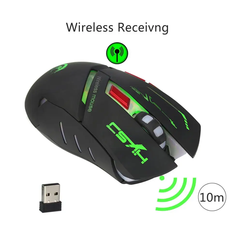 usb wireless mouse 2.4G Wireless Mouse RGB Rechargeable Mouse Wireless Computer Silent Mause LED Backlit Ergonomic Gaming Mouse For Laptop PC led gaming mouse