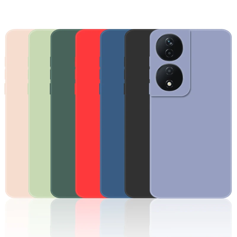 Per Honor X7B Custodia Honor X7B 5G Cover Soft Liquid Silicone Bumper Shield Custodie Protettive Per Telefono Posteriore Per Honor X7B 4G Funda