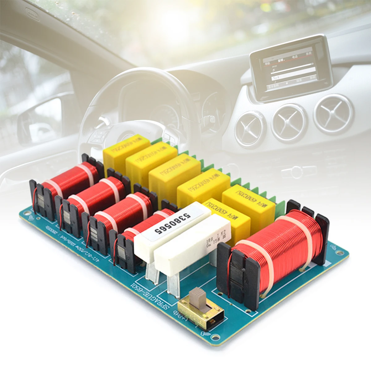 

300W 5 Way Crossover Audio Treble + Bass Independent Crossover Speakers Filter Frequency Divider Frequency Adjustable