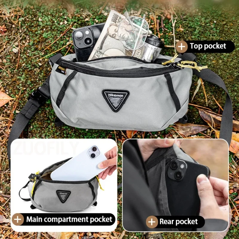Waist Bag Outdoor Sports Mountaineering Cycling Mobile Bags Travel Backpack Expansion Pack Sports Hiking Lightweight Equipment 5