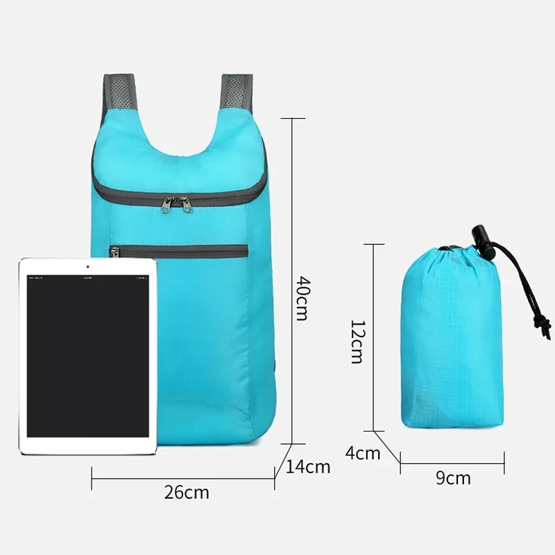 20-35L Lightweight Foldable Backpack Foldable Ultralight Outdoor Backpack Travel Men's and Women's Sports