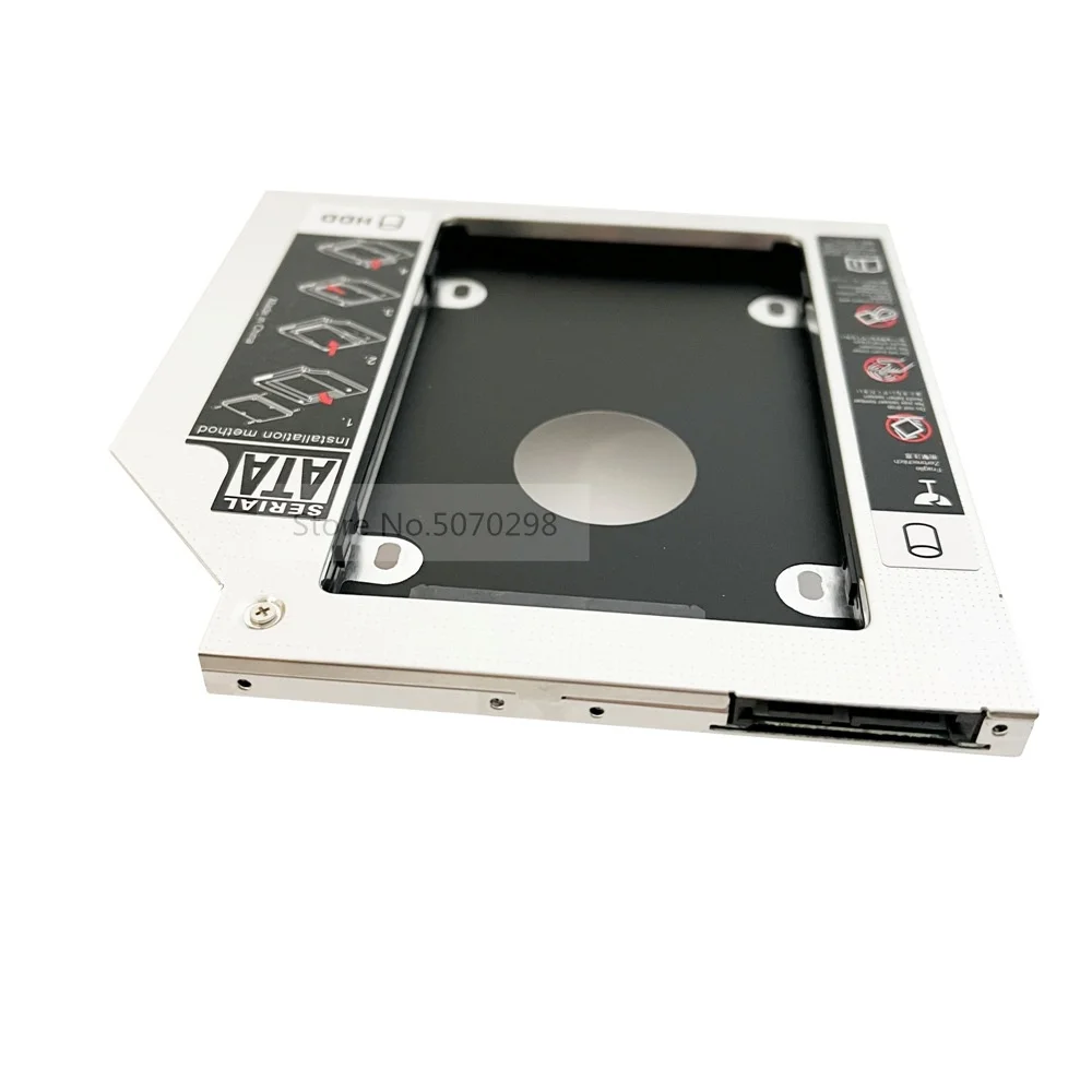 

Универсальный алюминиевый SATA 2-й HDD SSD жесткий диск Оптический каркас Корпус адаптер для Medion Akoya S6615T SU-228CB