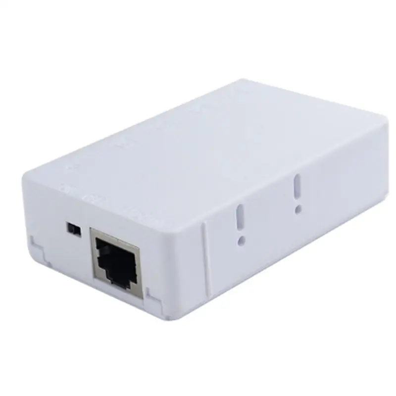 2포트 Poe 연장기 10/100Mbps 1:2 Poe 리피터 12V 1A 250M 거리 전원 공급 장치(표준 Poe 스위치/IP 카메라-POS용)