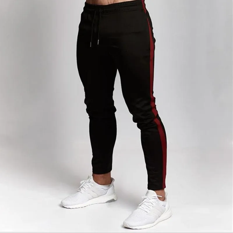 New Men's Fitness And Sports Pants Colored Casual Running Feet Pants for Men