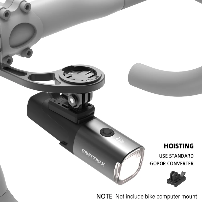 bryton rider17 ENFITNIX フロントライト 800 インテリジェント自転車ヘッドライト,USB充電式,マウンテン