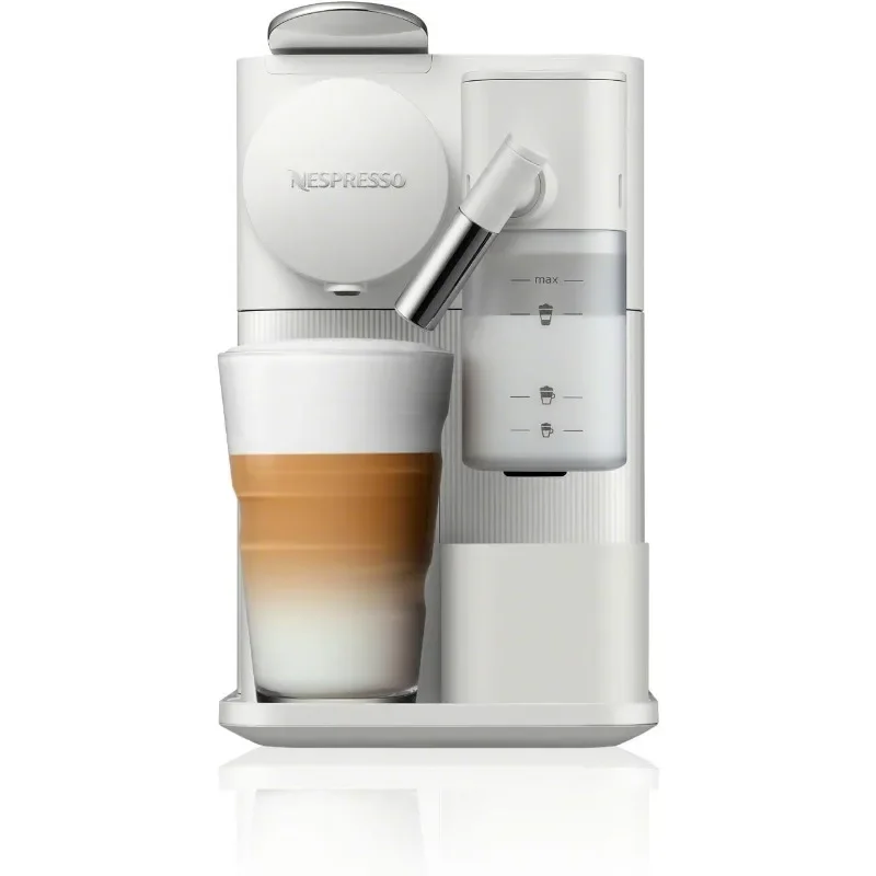 Nespresso Lattissima One Original Espresso Machine with Milk Frother by De'Longhi, Silky White