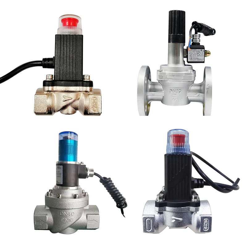 

Industry Gas shut-off valve 24V 12V 220V for lpg Gas pipeline natural gas stop valve