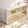 Multi-functional Storage Cabinets Kitchen island Sideboard Modern Kitchen Cabinets Household Microwave Cupboards oven Cabinets 1
