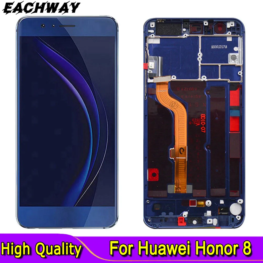 

ЖК-дисплей для Huawei Honor 8 с сенсорным экраном 5,2 дюйма, с рамкой