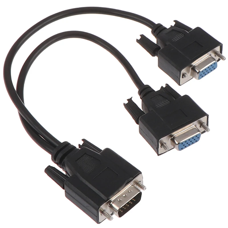 15Pin VGA Male To 2 Vga Svga Female  й   ̺ 