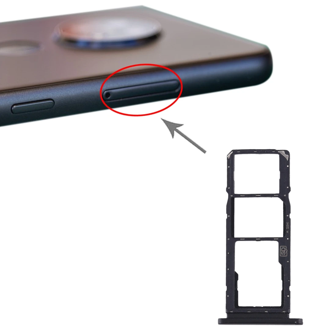 Dual SIM and Micro SD Card Tray