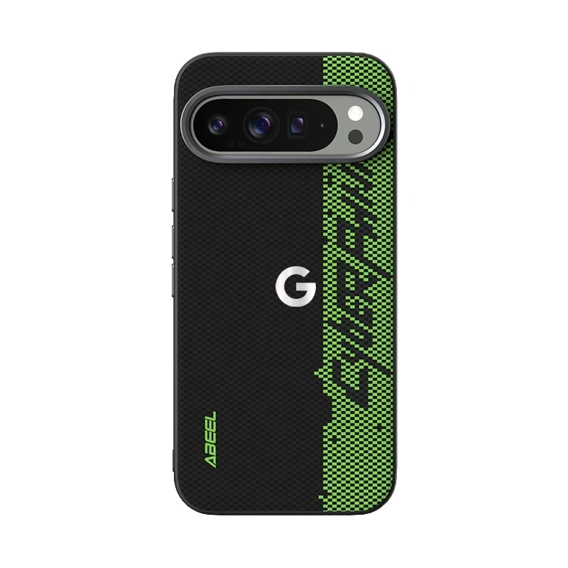 Kevlar Carbon Fiber Pattern Shockproof Wireless Charging Case