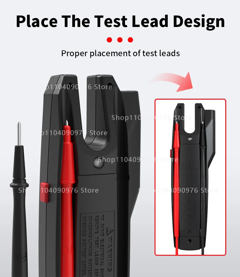 U6X ammeter U-type infrared temperature measurement multimeter AC and DC clamp m