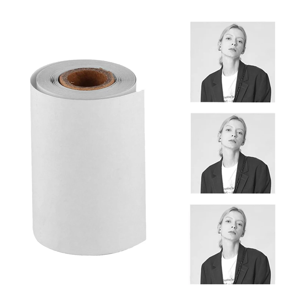 1 롤 57*30mm 감열지 프린터 액세서리 Peripage 프린터 P1/P2 용 인쇄용 용지 카메라 즉석 인쇄 감열지
