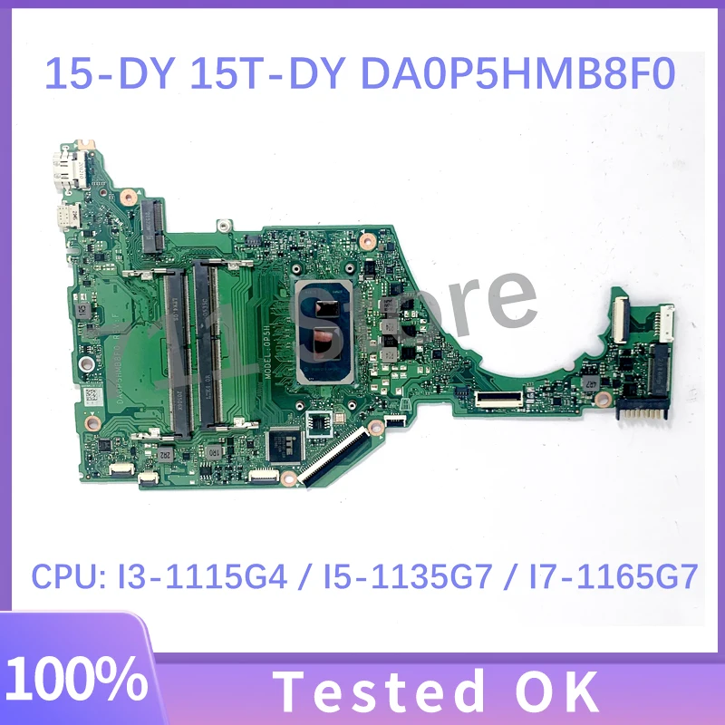 

Материнская плата DA0P5HMB8F0 для ноутбука HP 15-DY 15T-DY 15S-FQ, материнская плата для ноутбука с фотографией/I3-1115G4/I7-1165G 7, 100% хорошо работает