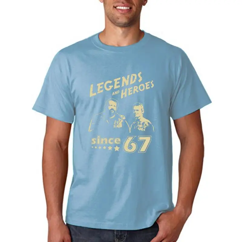 Terence Hill T-Shirt-Legends And Heroes Bud Spencer (Nero)