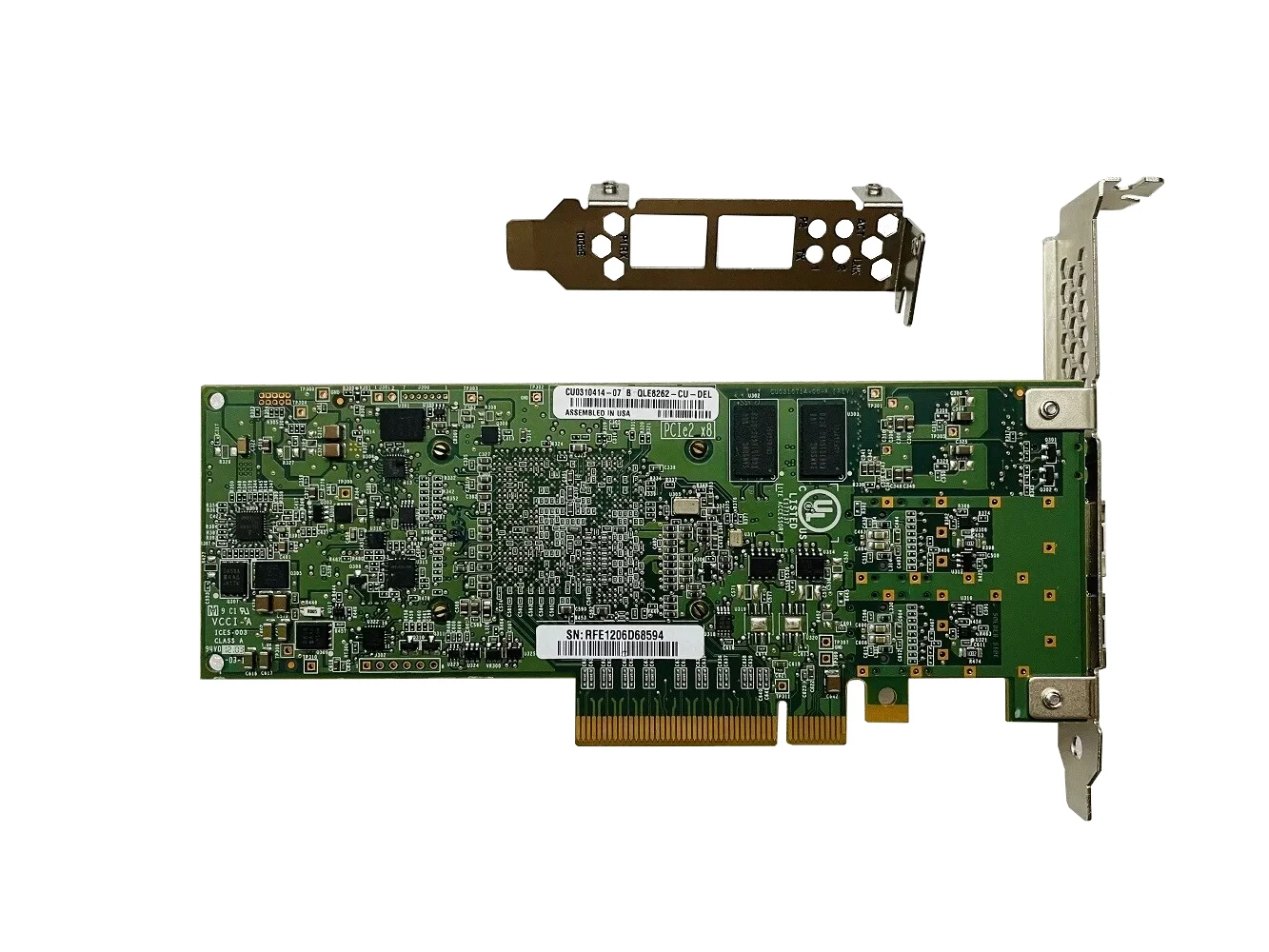 Dell QLogic QLE8262 듀얼 포트, SFP + PCIe 네트워크 어댑터, 0P11VC P11VC 네트워크 카드, 100% 테스트 완료, 신제품, 빠른 배송