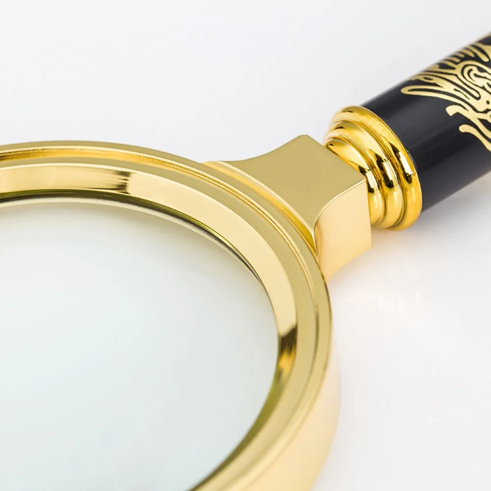 Magnifying Glass 10x Detachable Real Glass Lens for Reading