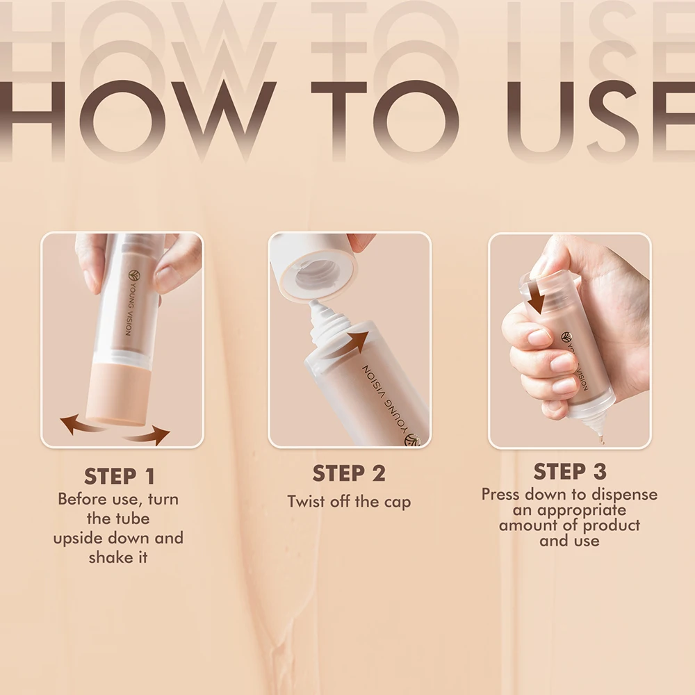 Waterproof Liquid Concealer Foundation Cream Makeup Lasting Moisturizing Cover Acne Dark Circles Modify Face Contouring Cosmetic