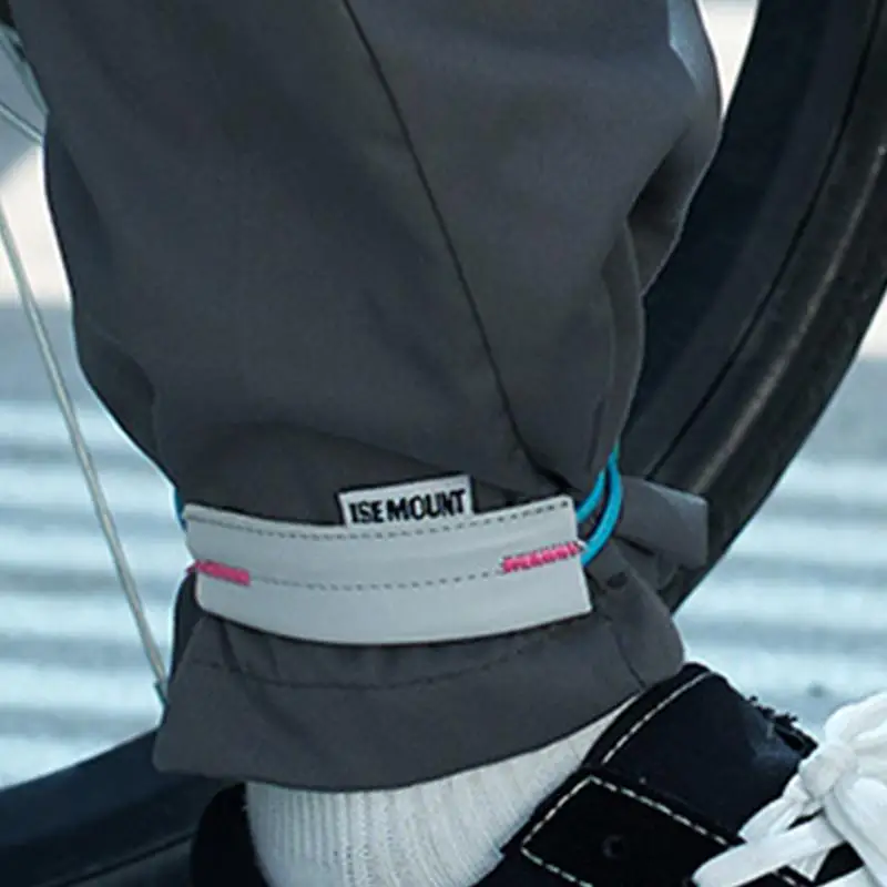 Cycle Pant Leg Band anti-beam Adjustable Reflective elastic pants shirt ankle Rope night running sports leggings tie buckle