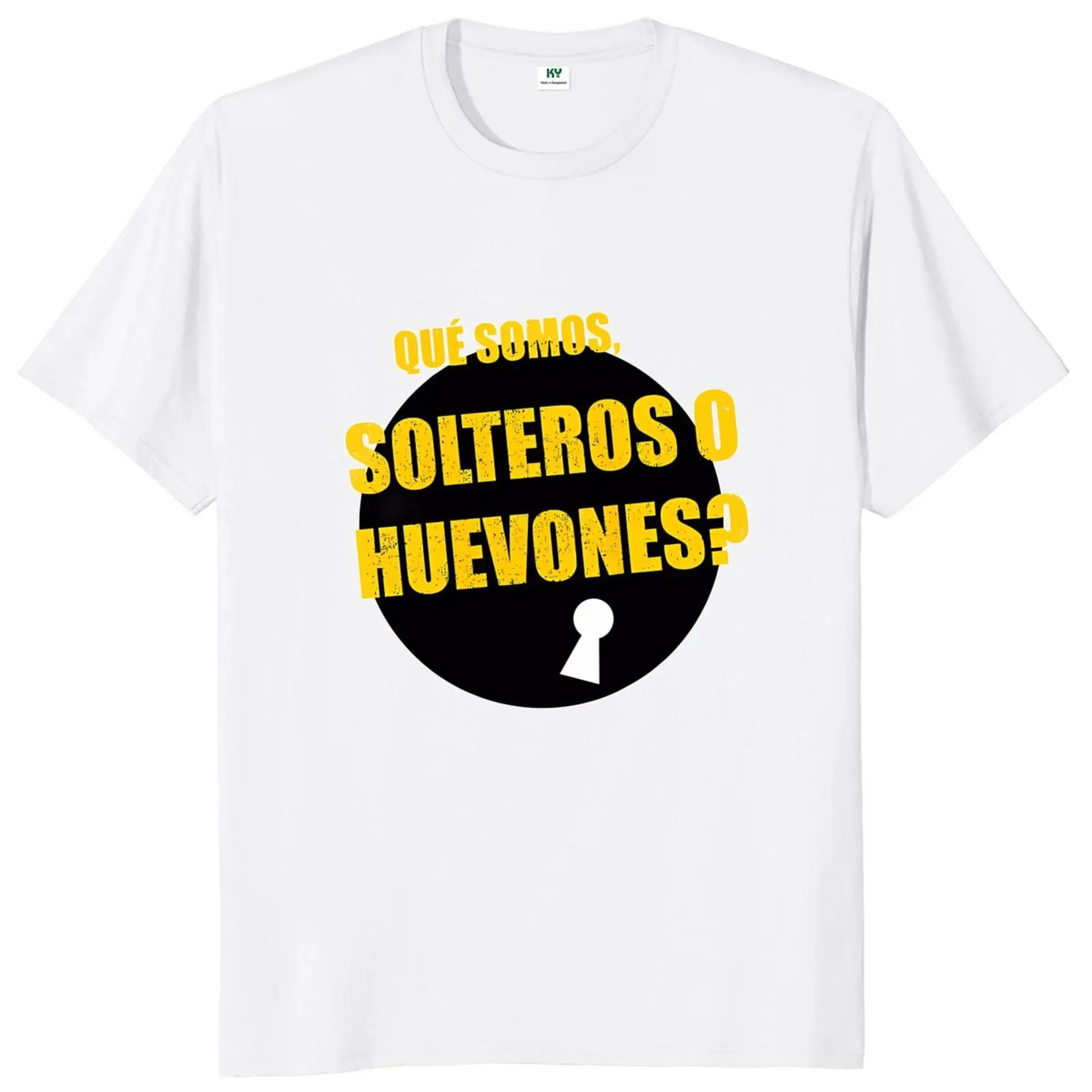 

Singles Or Huevones T-shirt Funny Spanish Texts Bachelor Party Gift Camiseta 100% Cotton Unisex Casual Soft Tee Shirts EU Size