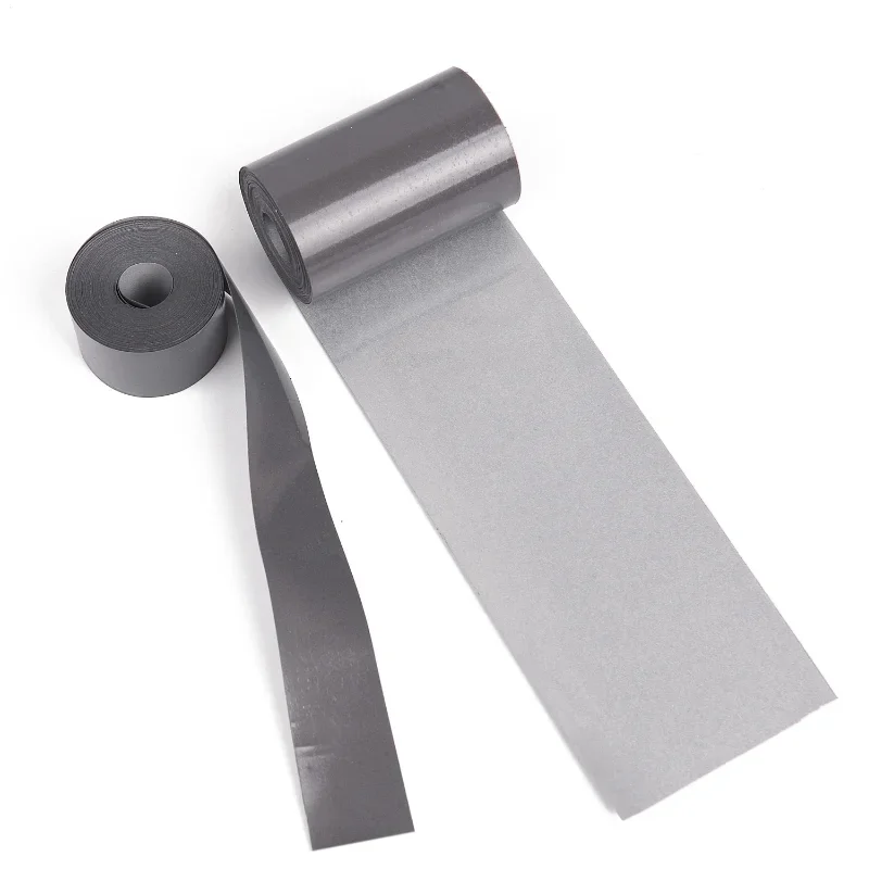 5M Reflective Heat Transfer Film Iron on Safety Reflector Sticker DIY Clothing Bag Shoes Roadway Night Warning Strip 2-5cm reflective stickers,reflective tape bands,reflective tape,bike reflective tape