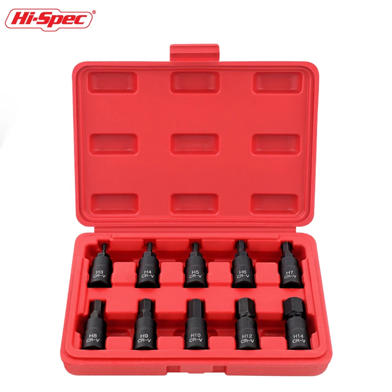Chrome Vanadium Alloy Steel Hexagonal Socket Set Torx Tool Socket Head Applicable to Manual Wrench S2 Blackened Box Hexagon Bit