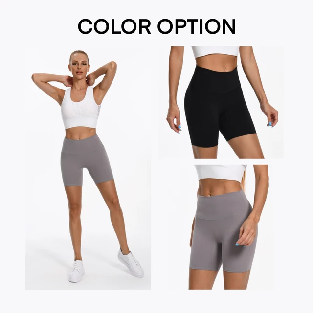 Womens Workout Shorts Scrunch Butt Lifting High Waisted Seamless Gym Yoga  Running Biker Booty Shorts - AliExpress