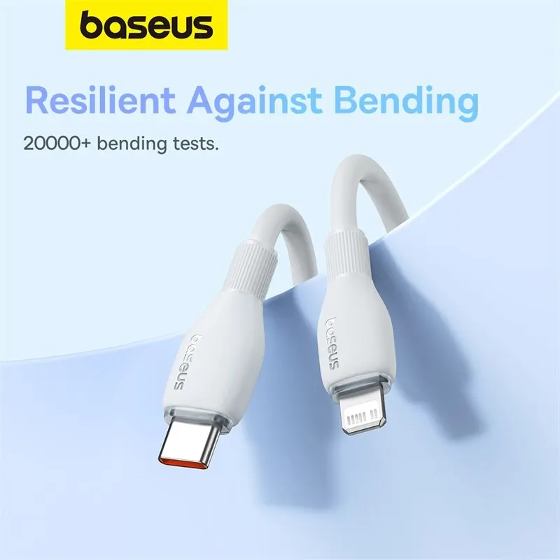 Baseus TPE 20W USB C Cable For IPhone 14 13 12 11 Pro Max XS Fast Charging Cable Type C To Lighting Date Wire For iPad Macbook Best Sellers In Phones Accessories