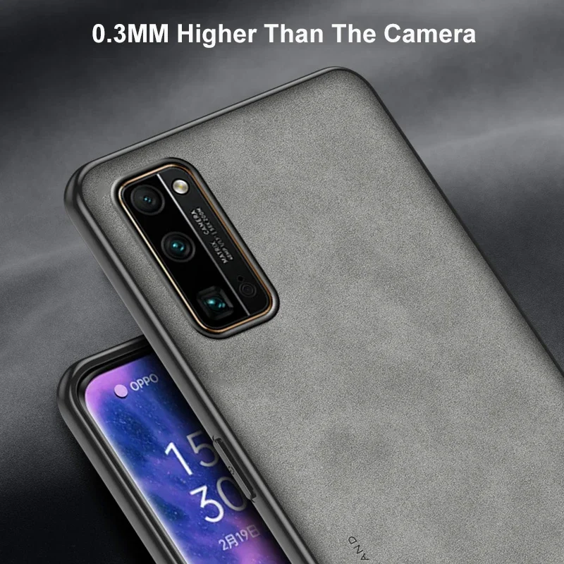 Premium Matte PU Leather Phone Case - Elegant Protection Cover