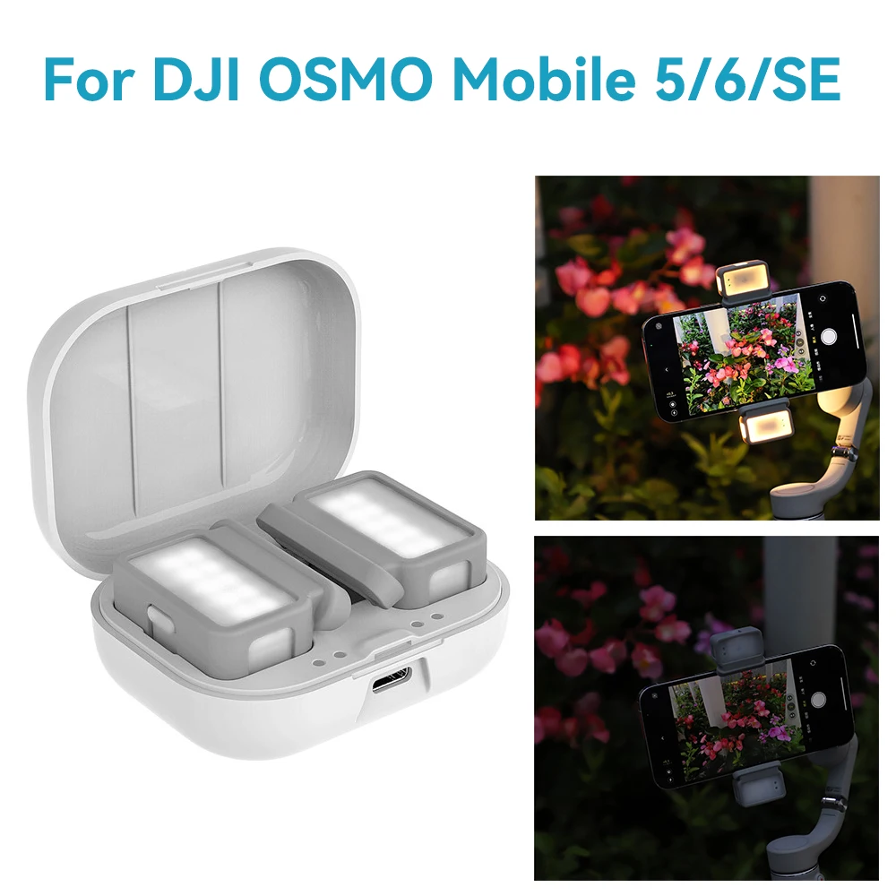 Luce Di Riempimento A Led Per Dji Osmo Mobile 5/6/Se Luce Video A Led A Luminosità Regolabile Per Accessori Stabilizzatore Cardanico Dji Osmo 6