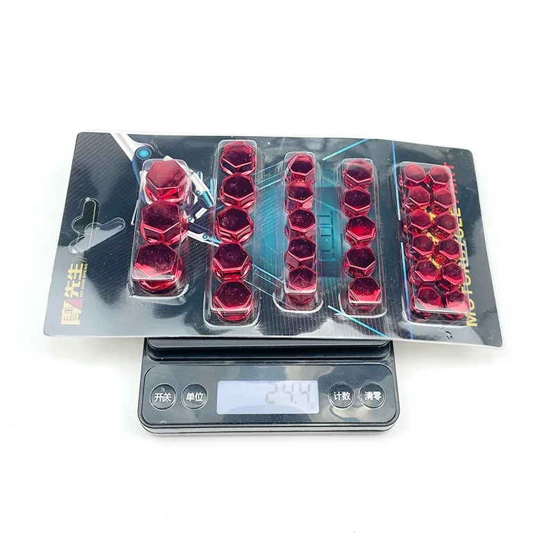Motorcycle Head Cover 30Pcs Modification Accessories Screw Decorative Parts For Yamaha Kawasaki Honda Nuts Styling