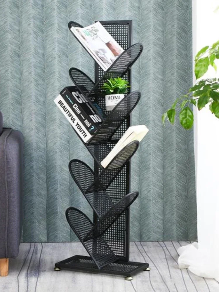 *Tree bookshelf, wrought iron office shelf