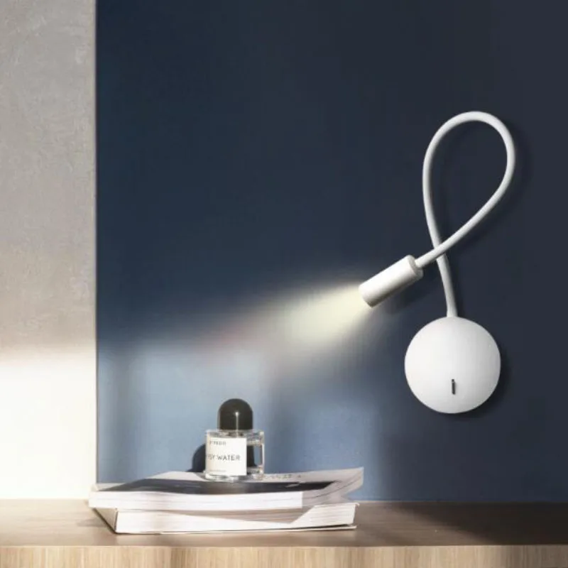 3w Wall Light Backlight Flexible Bedside Working Study Reading Wall