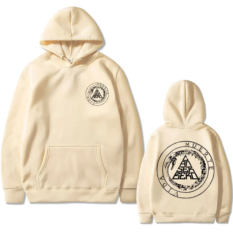 Canserbero Vida All We Need Is Love Music Album Double Sided Print Hoodie Men Women Vintage Oversized Sweatshirt Men's Clothing