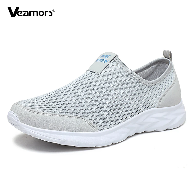 

VEAMORS Outdoor Running Shoes Men Women Breathable Sports Shoes Lightweght Quick Drying Sneakers Anti-Slip Mesh Casual Footwear