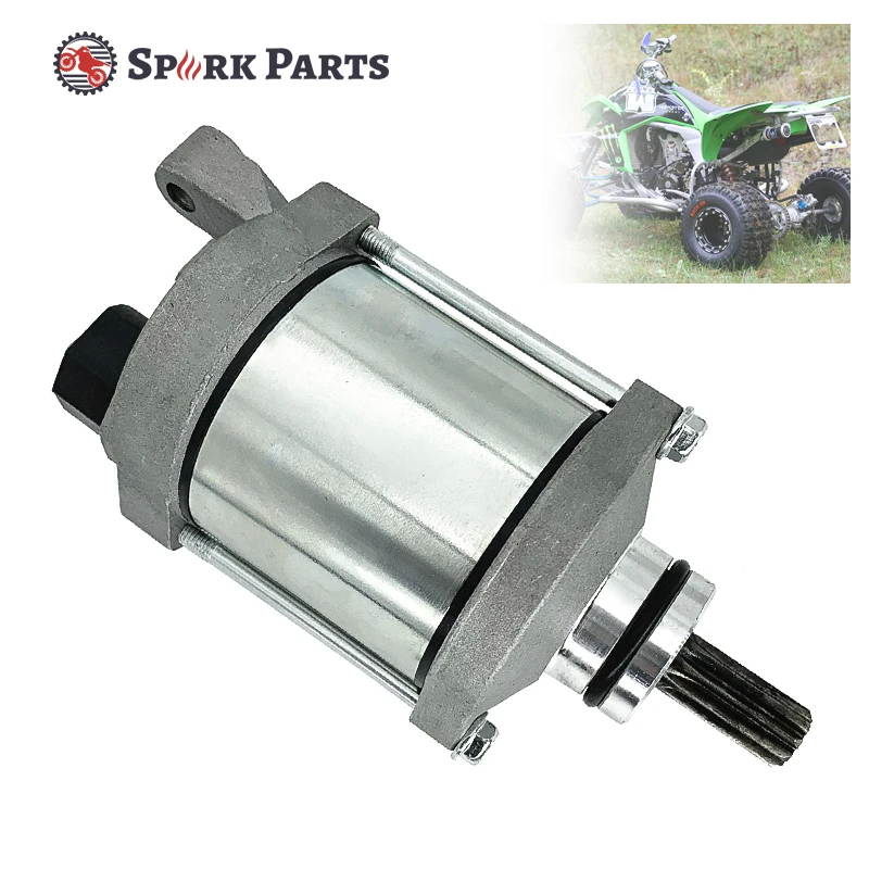 ATV Starter Motor 21163-0033 for Kawasaki KFX450R 2008-2014 450 R KSF450B8F KSF450B8FA KSF450B9F KFX 450R Engine Accessories
