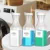1PC 1000ml Laundry Detergent Dispenser Plastic Softener Dispenser Liquid Laundry Container Scent Booster Cans with 4pcs Labels 1