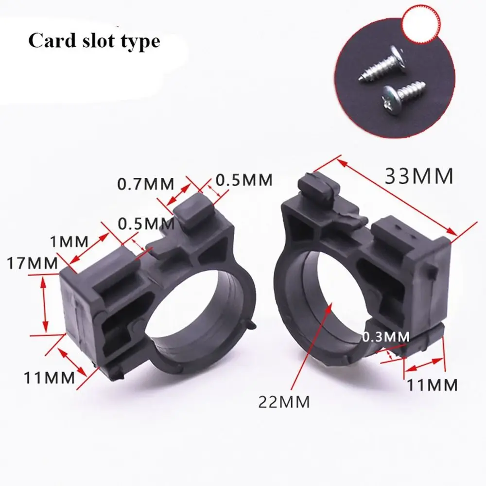 1pair High Quality Black Plastic Instrument Clip Plastic 3 Styles Fixing Clip Lamp Head Assembly Electric Bicycle Accessories