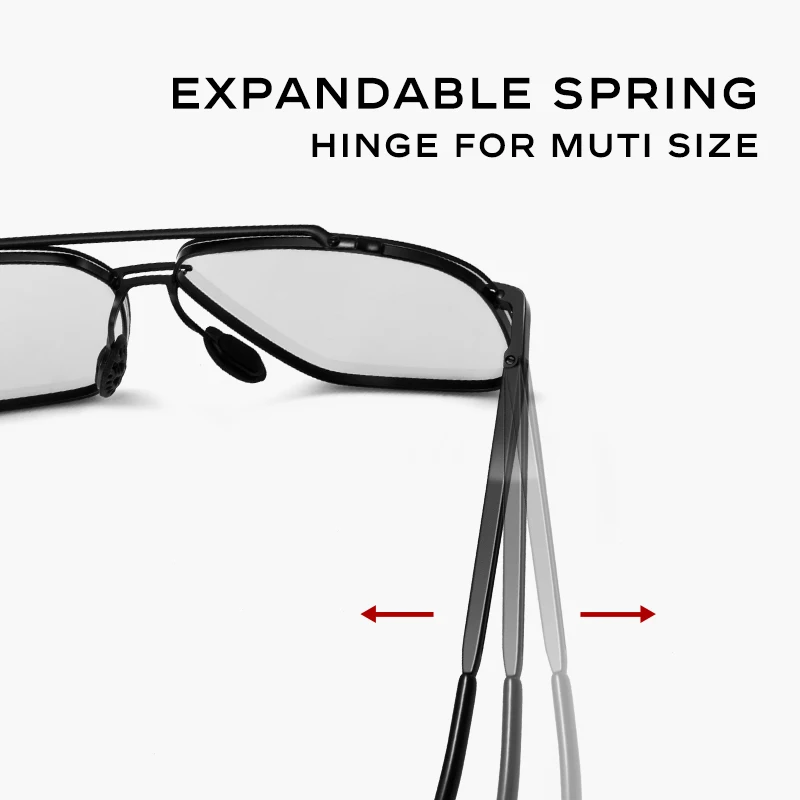 CAPONI 2023 New Polarized Sunglasses For Men Classicial Square Driving  Gradient Sun Glasses UV400 Protect Alloy Shades CP7035 - AliExpress