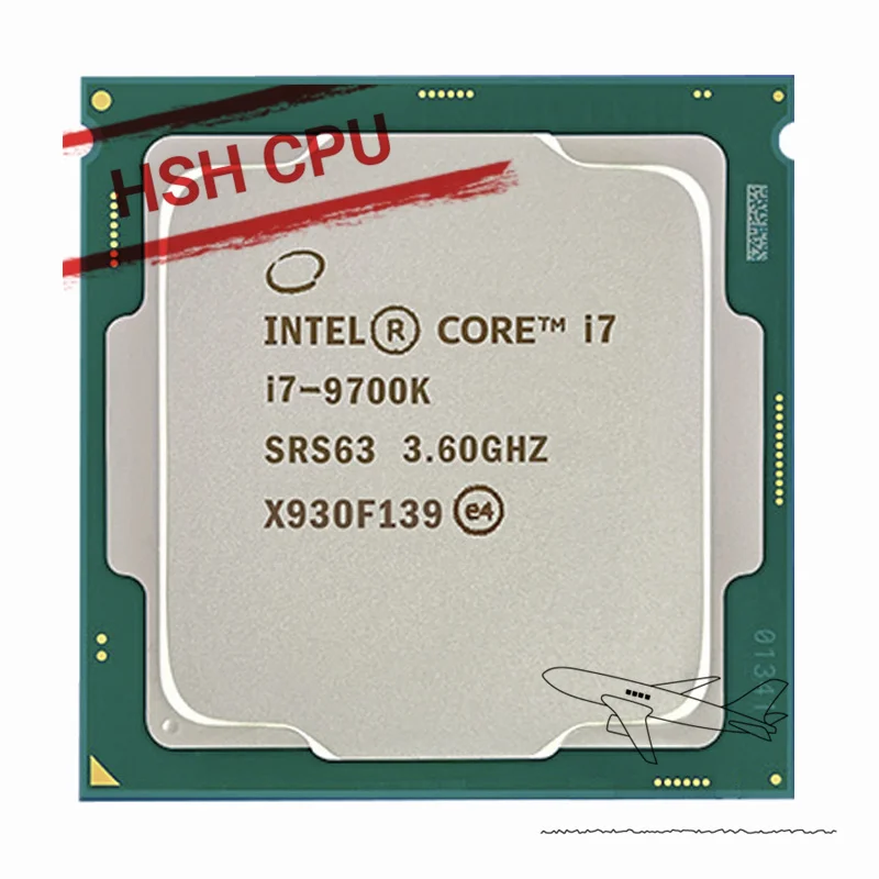 Processore Cpu Intel Core I7-9700K I7 9700K 3.6 Ghz A Otto Core A Otto Thread 12M 95W Pc Desktop Lga 1151
