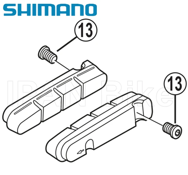 Тормозной суппорт Shimano 105 UT 5800 6800 тормозной для дорожного велосипеда винты 5700 6810
