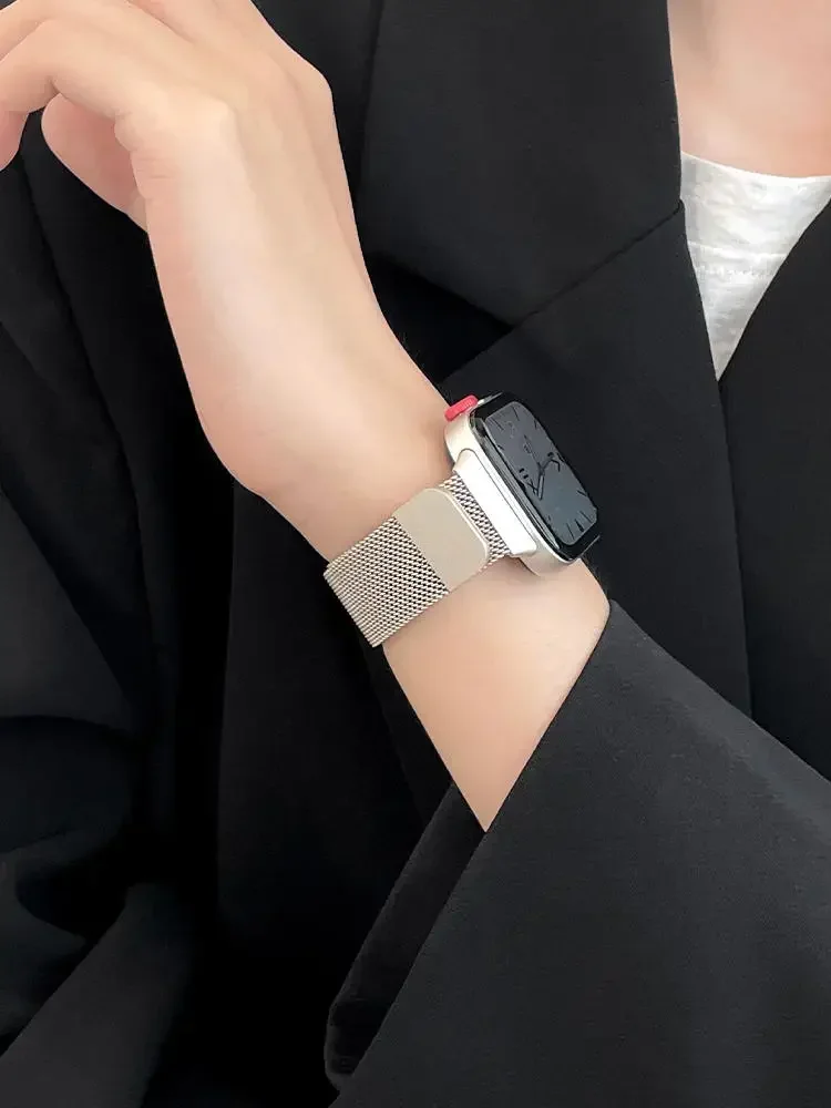 Milanese Loop Magnetic Stainless Steel Strap for Smartwatch - 2024 Newest Accessories