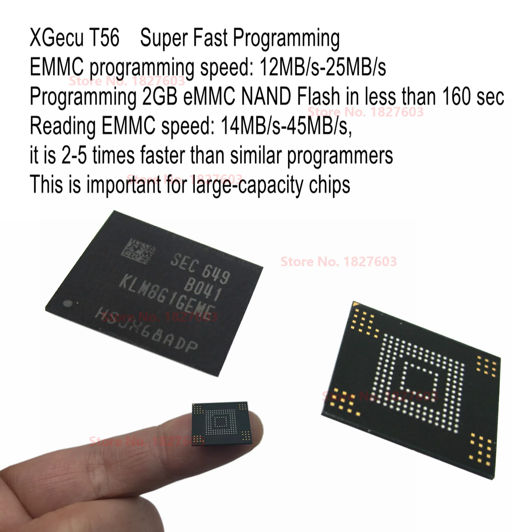 XGecu NOUVEAU T48 [TL866-3G] Programmeur V12.50 Support 34000 + IC pour  éventuelles I/ellow/NAND Flash/EMMC BIncome 153/162/rationnel/100/221  TSOP/SOP/PLCC