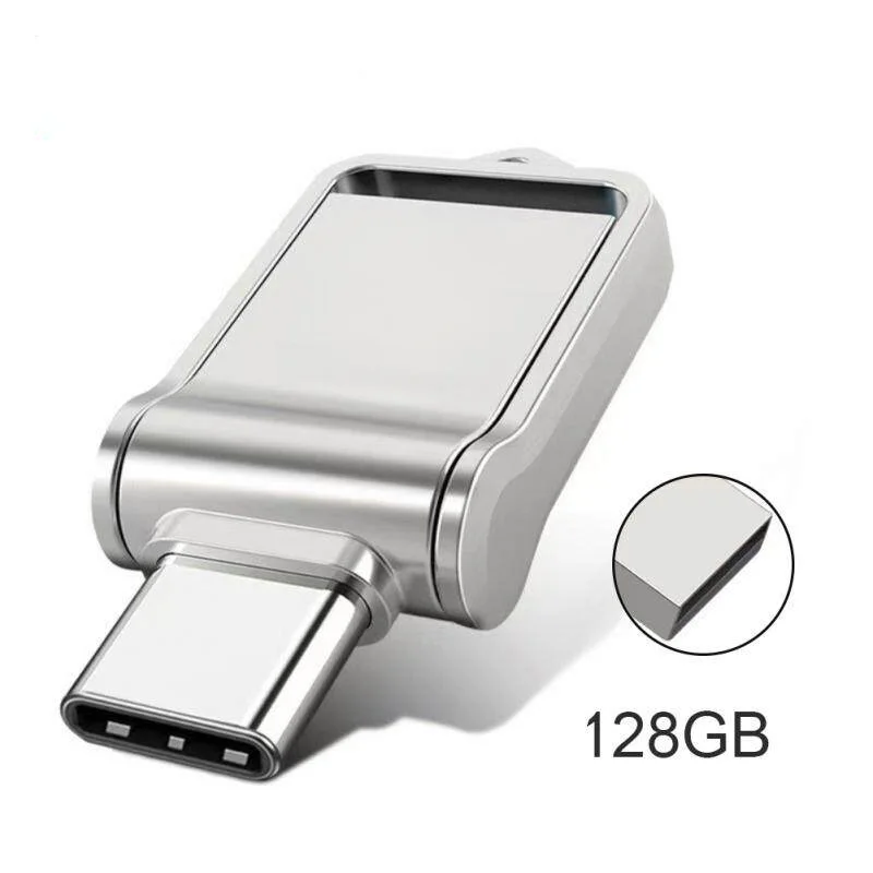 High-Speed 256GB USB 3.0 Flash Drive - Original 2-in-1 USB & Type-C Pen Drive
