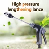 High-Pressure Car Wash Water Gun Household And Alloy Long Pole With Rubber Handle Watering Tools Metal Extension Wrapped 1
