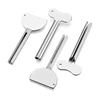 2025 Trend6 Pcs Stainless Steel Toothpaste Tube Squeezers Key Toothpaste Squeezers For Bathroom Hair Dye Cosmetic Tubes Squeezer 5
