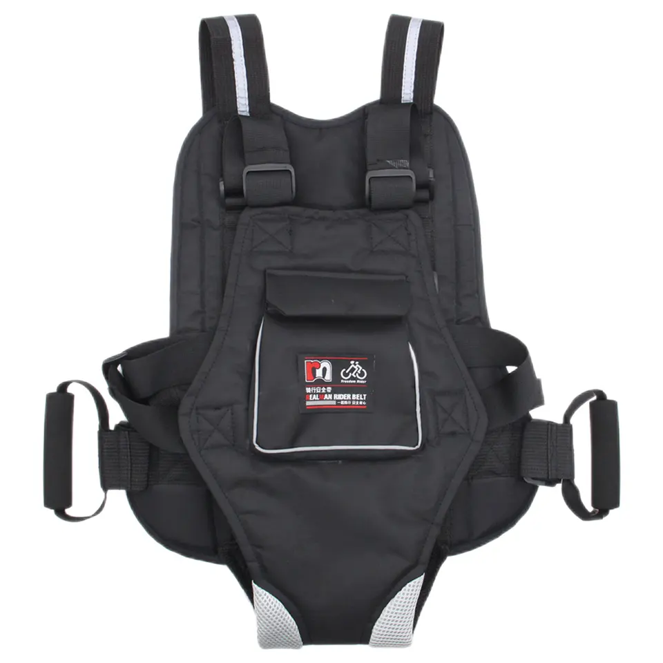 Kids Motorcycle Helmet LED Reflective Vest Belt Adjustable Safety