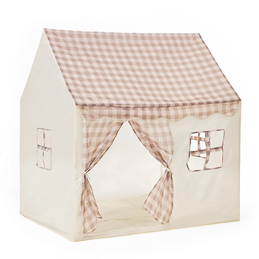 Kid Toy Tent Princess Child Small House Folding Play tent  Girl Castle Play House Baby Tent Not include light Ball Chrismas Gift 4