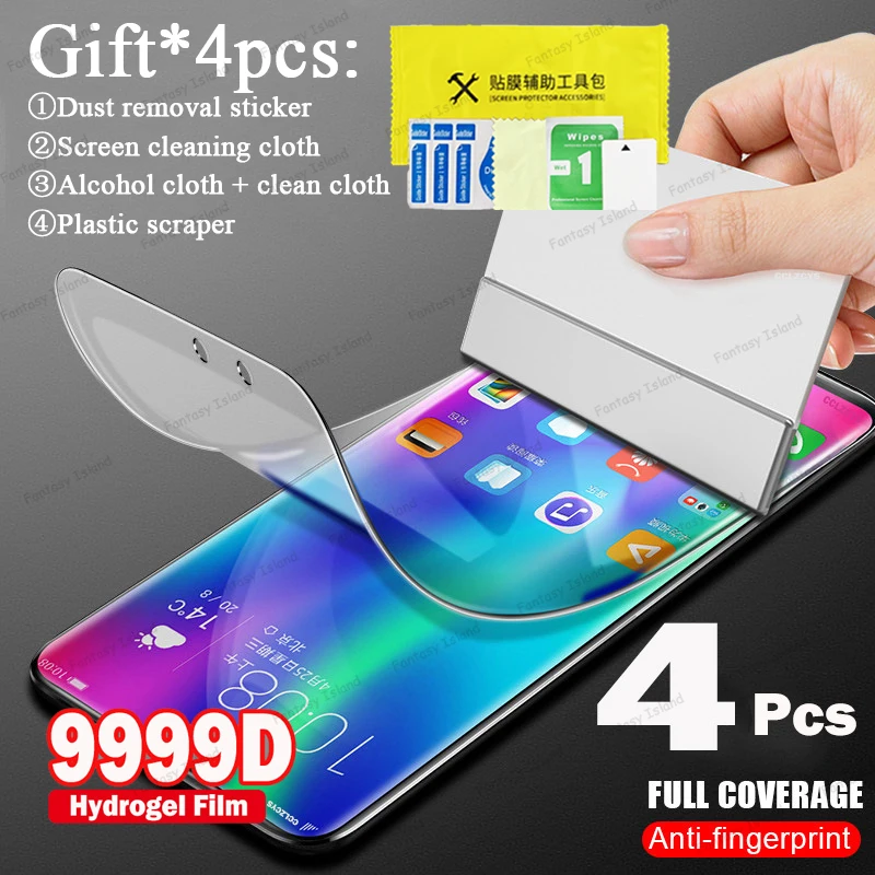 

Гидрогелевая пленка с полным покрытием для Xiaomi mix4, 4 шт./2 шт.